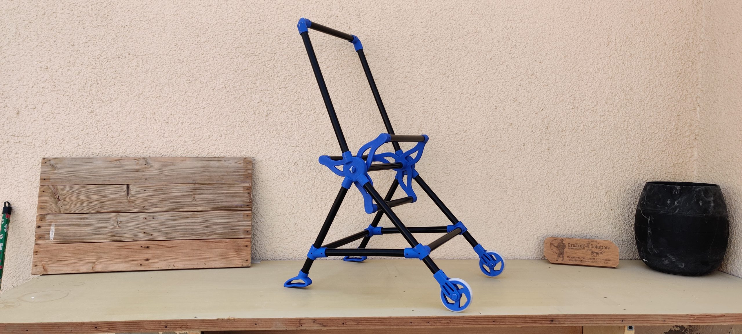 3D Printed Revolving Garden Hose Holder for 20mm PVC Pipes STL Files - Image 6