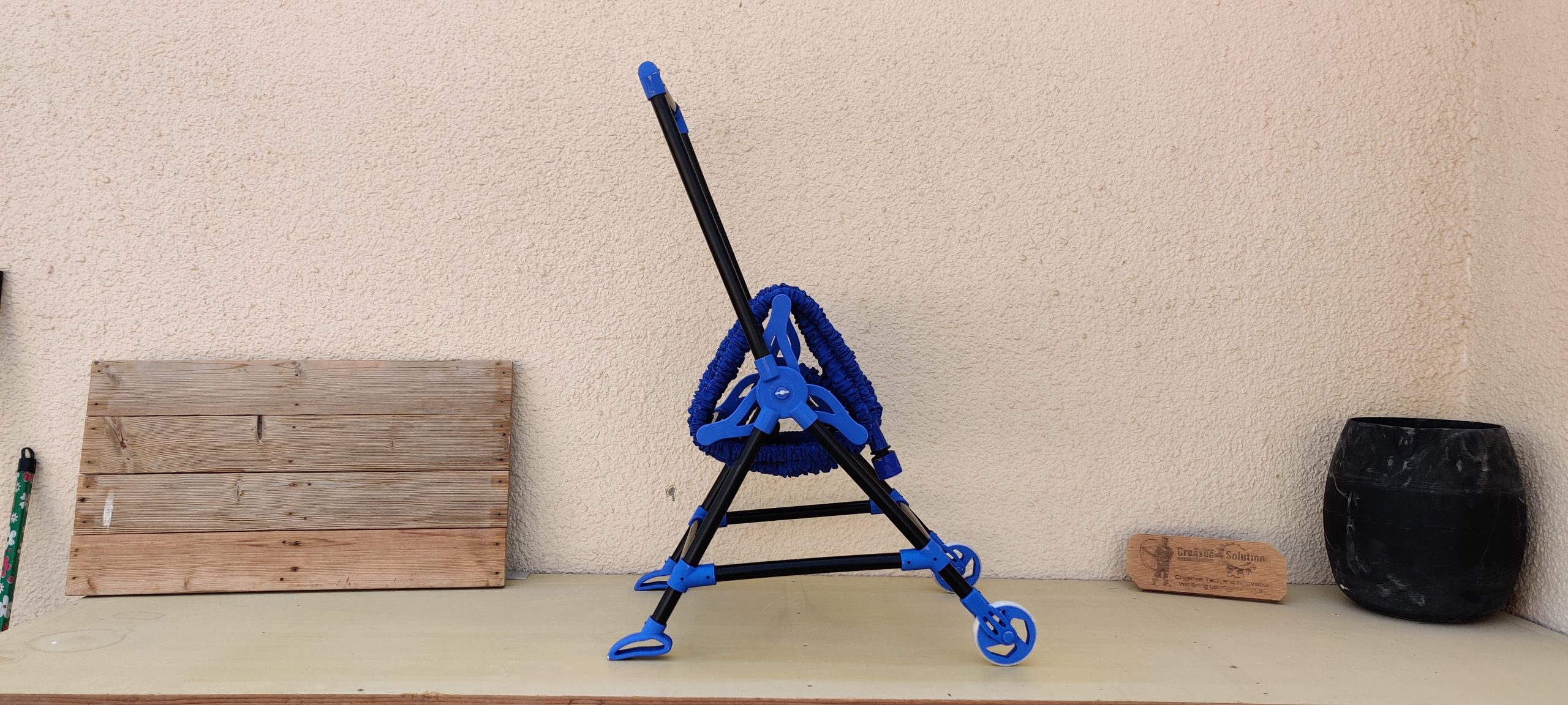 3D Printed Revolving Garden Hose Holder for 20mm PVC Pipes STL Files - Image 3